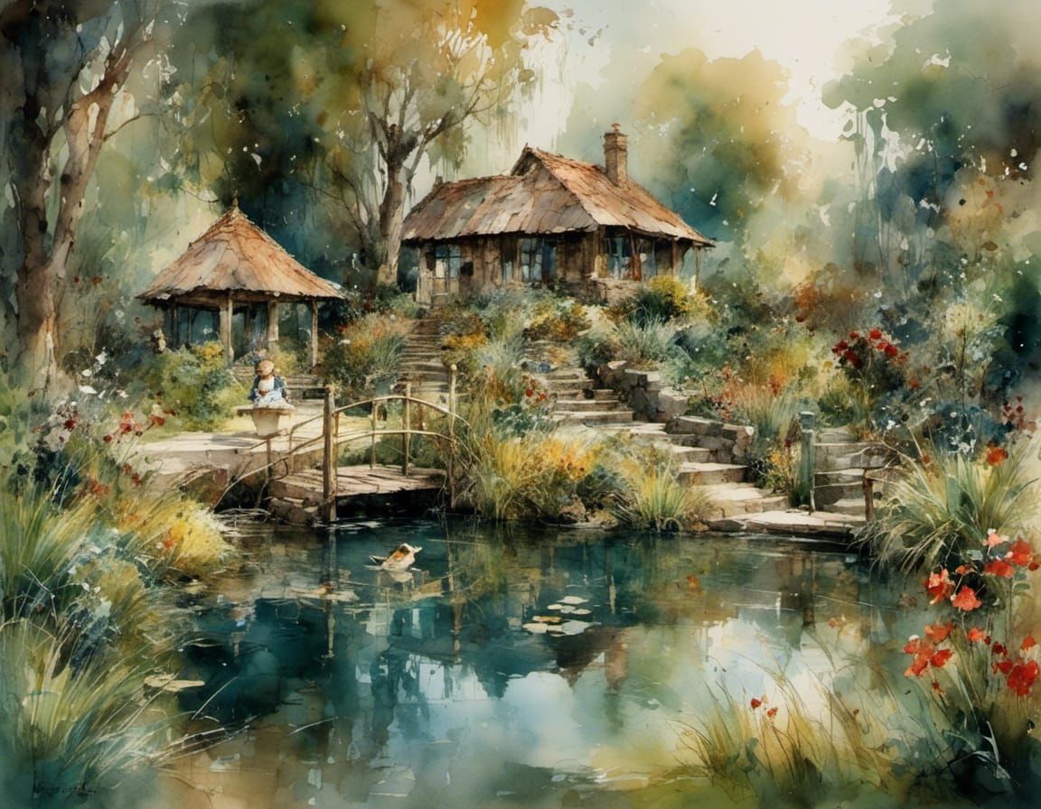 Beautiful garden  by @Finni