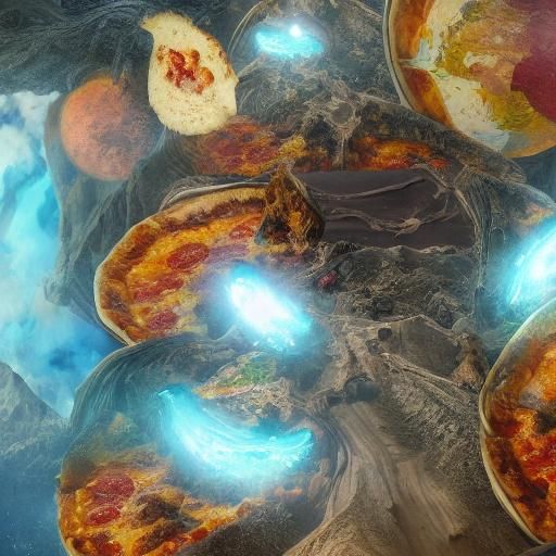 earth as a pizza