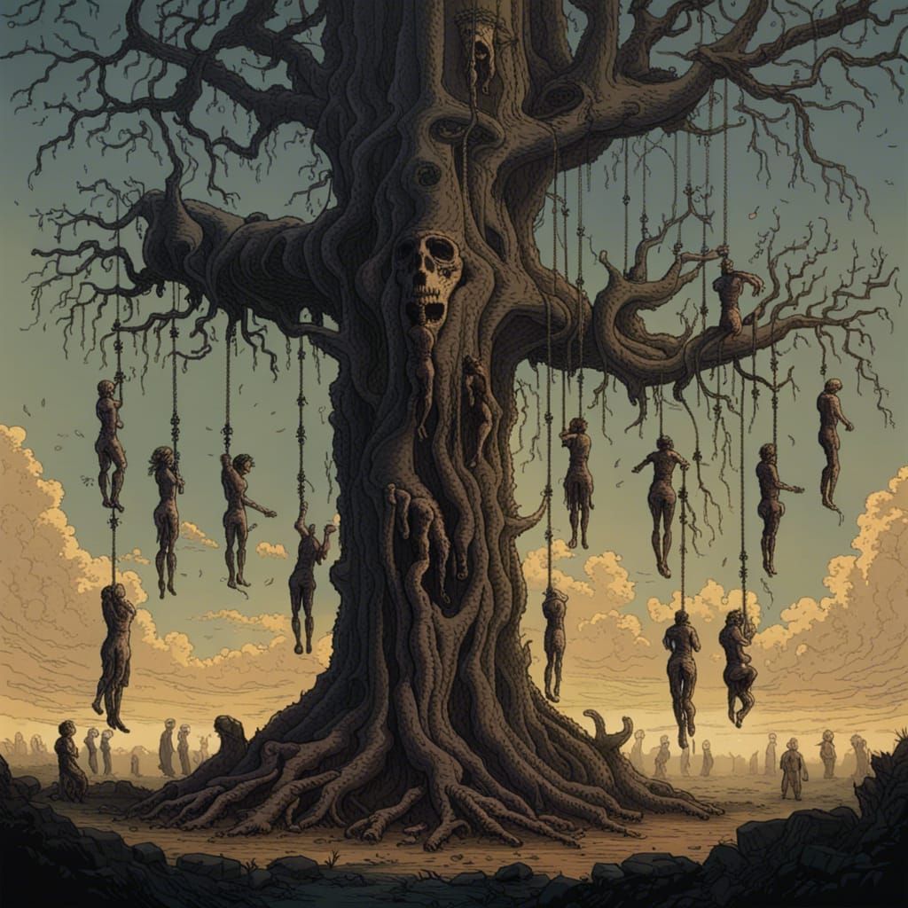 Hanged  by @Kattymattynz