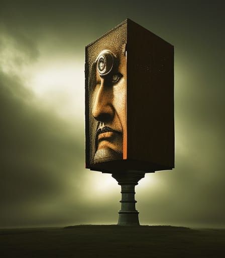 Surrealistic Stopmotion Photograph with Dreamlike Levitation