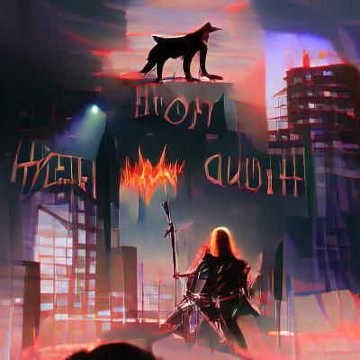 Hound of metal dwell in a dark city, looking for your memori...