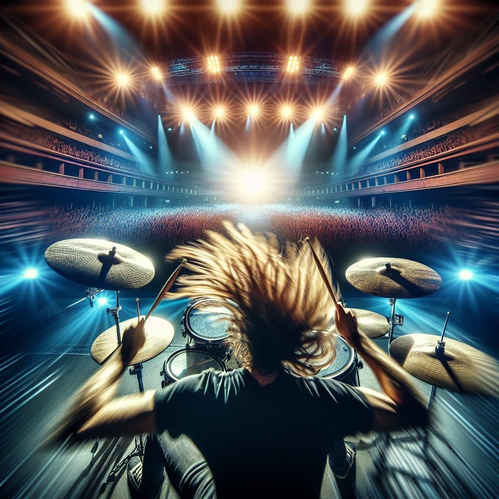 Drummer and crowd go WILD!!  by @Jeanne