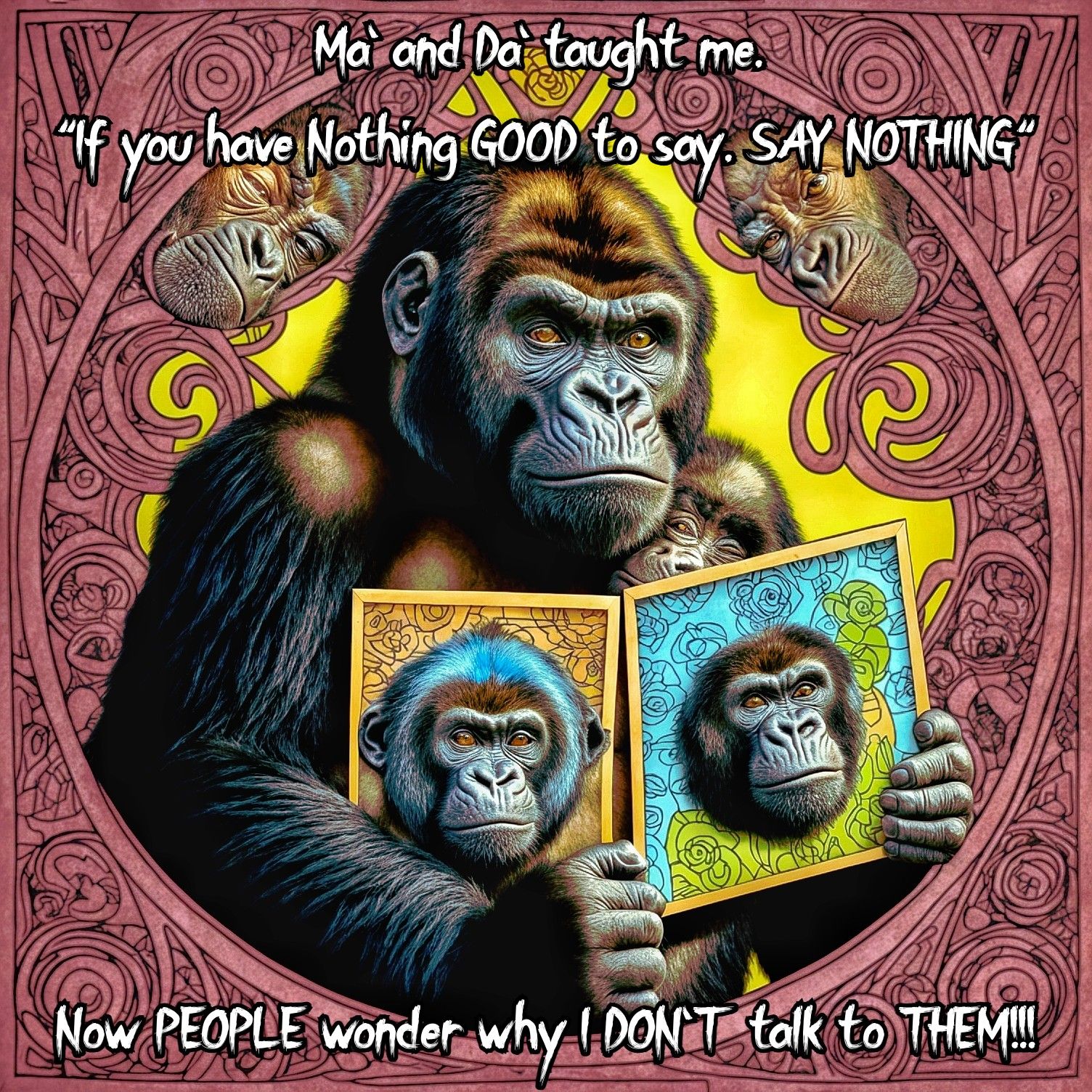 Grumpy Gorilla - Say Nothing!