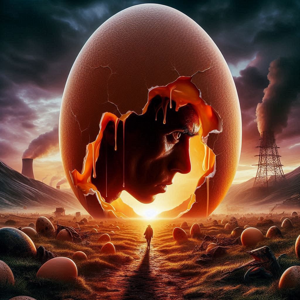 Eggxaggerated Eggxistential Eggxistence