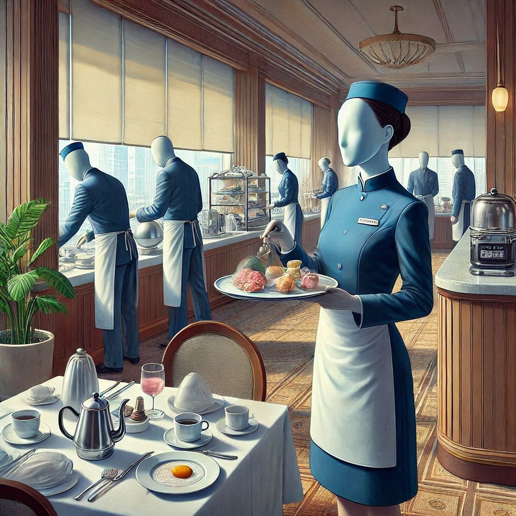 Conrad Hilton Tokyo breakfast