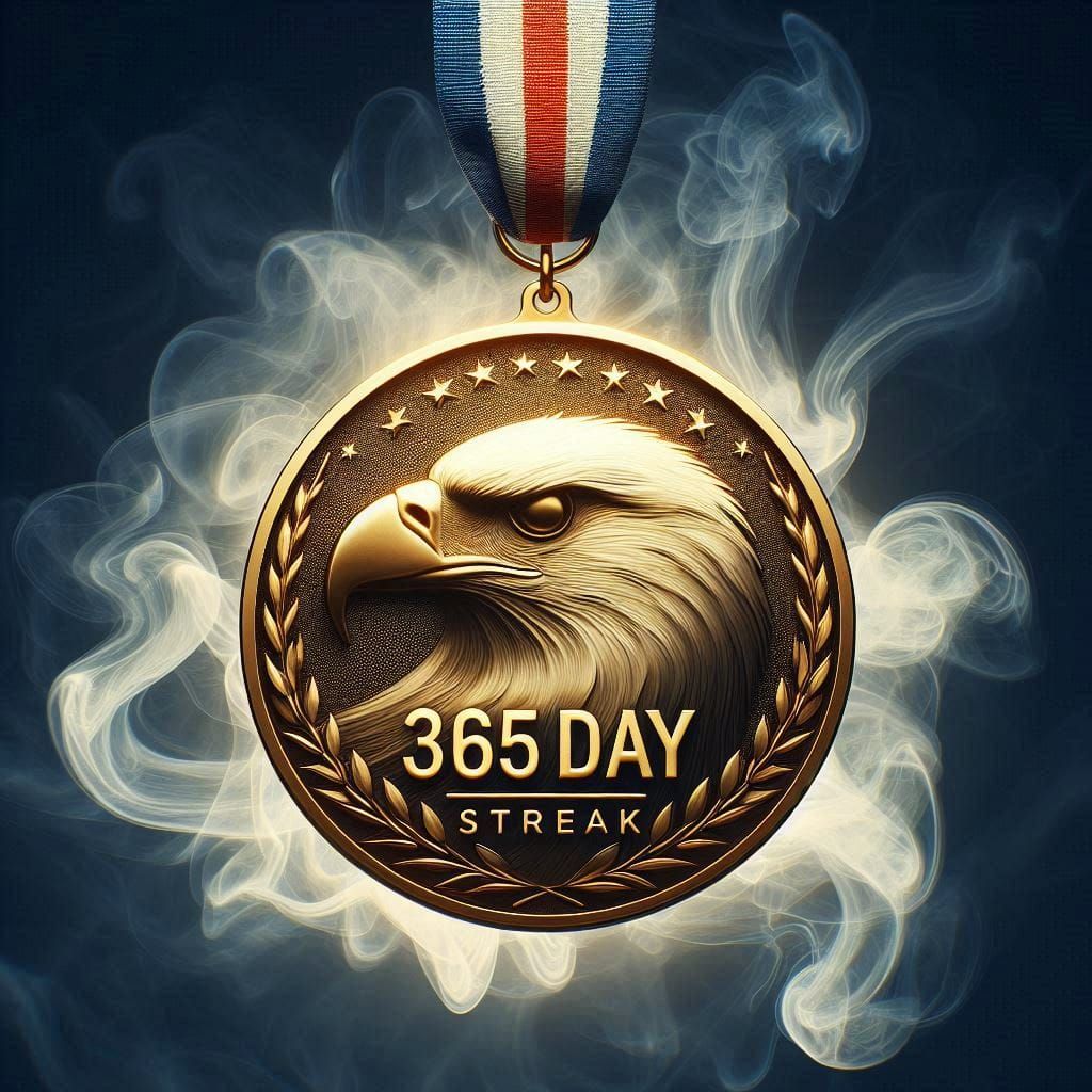 Eagle Badge - 365 Day Streak