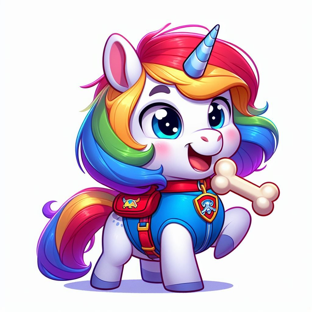 If a unicorn joined the Paw Patrol