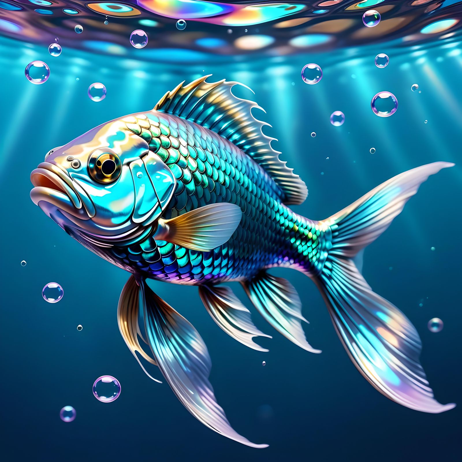 Iridescent...  by @Tajra Adna