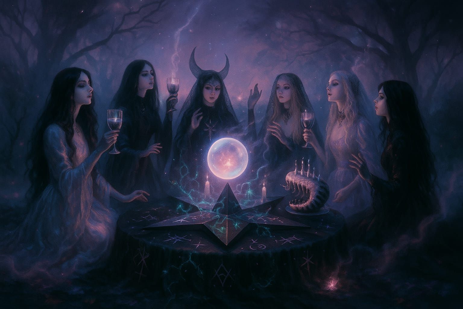 Witches' Sabbath for the birthday of Great He-Goat yay