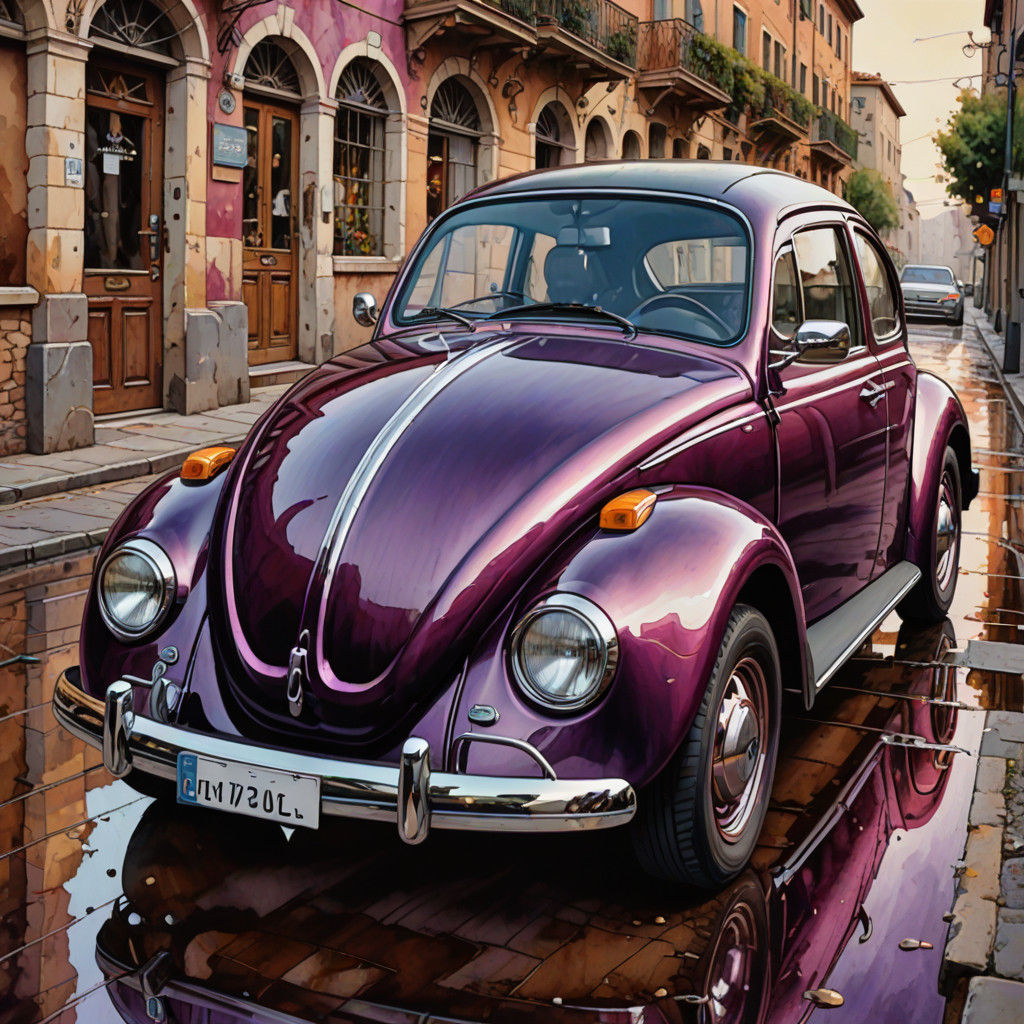 Volkswagen Beetle   by @Kay