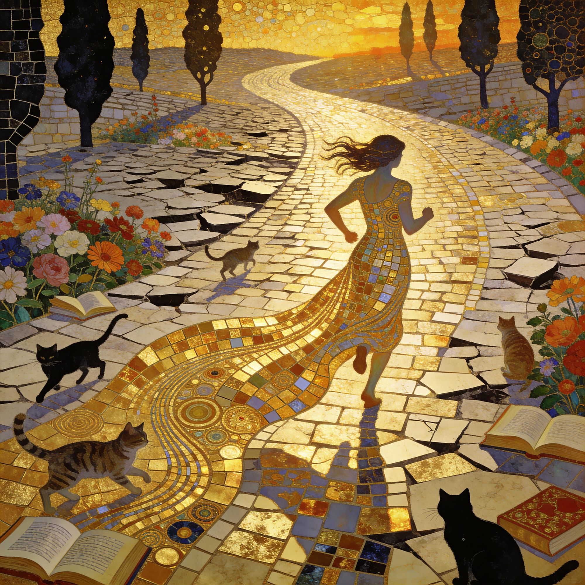 Running late and never getting there. 