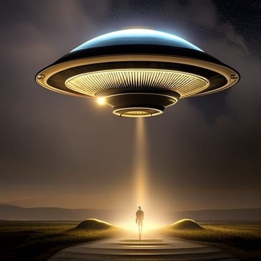 Alien abduction - AI Generated Artwork - NightCafe Creator