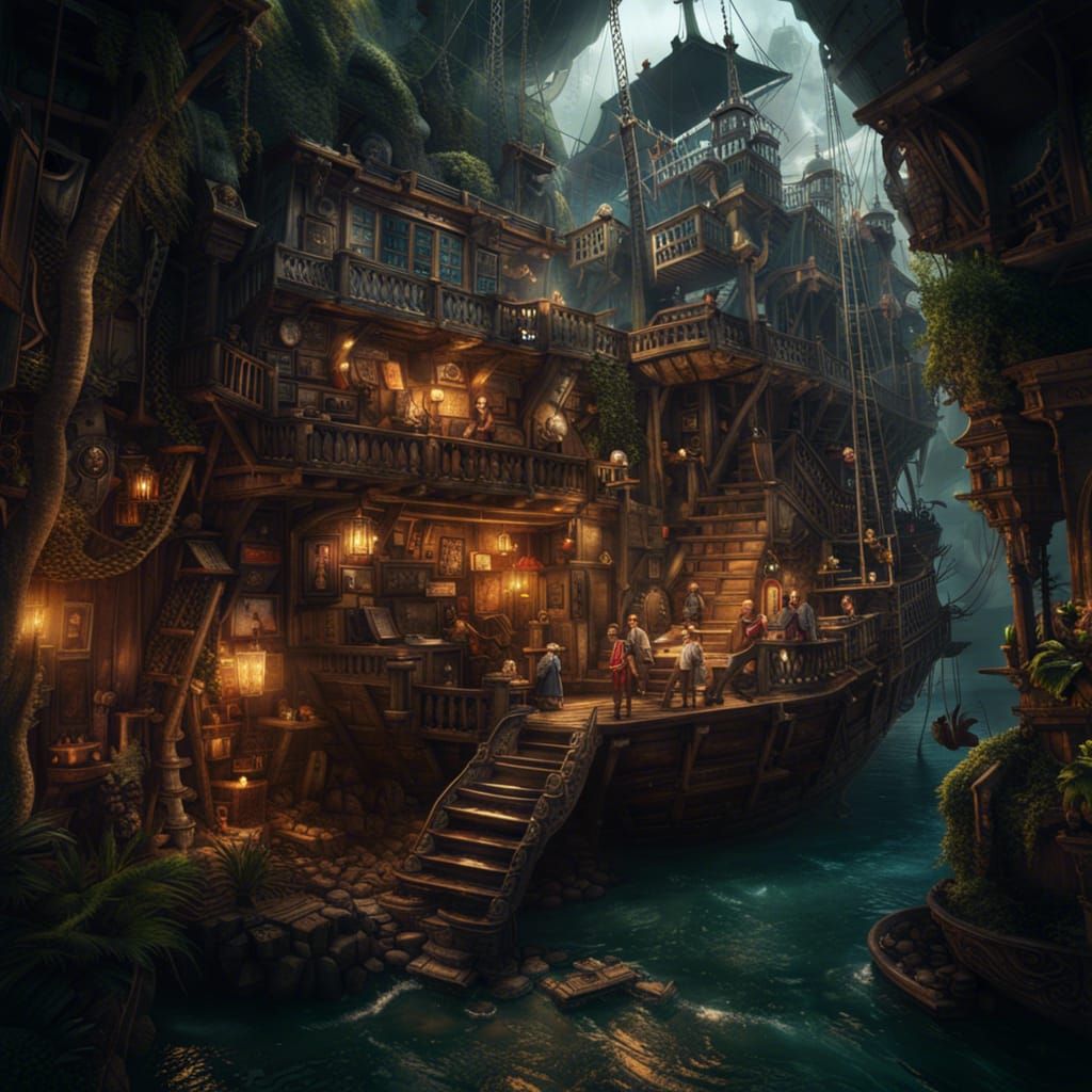 pirate hideout   by @nolan 