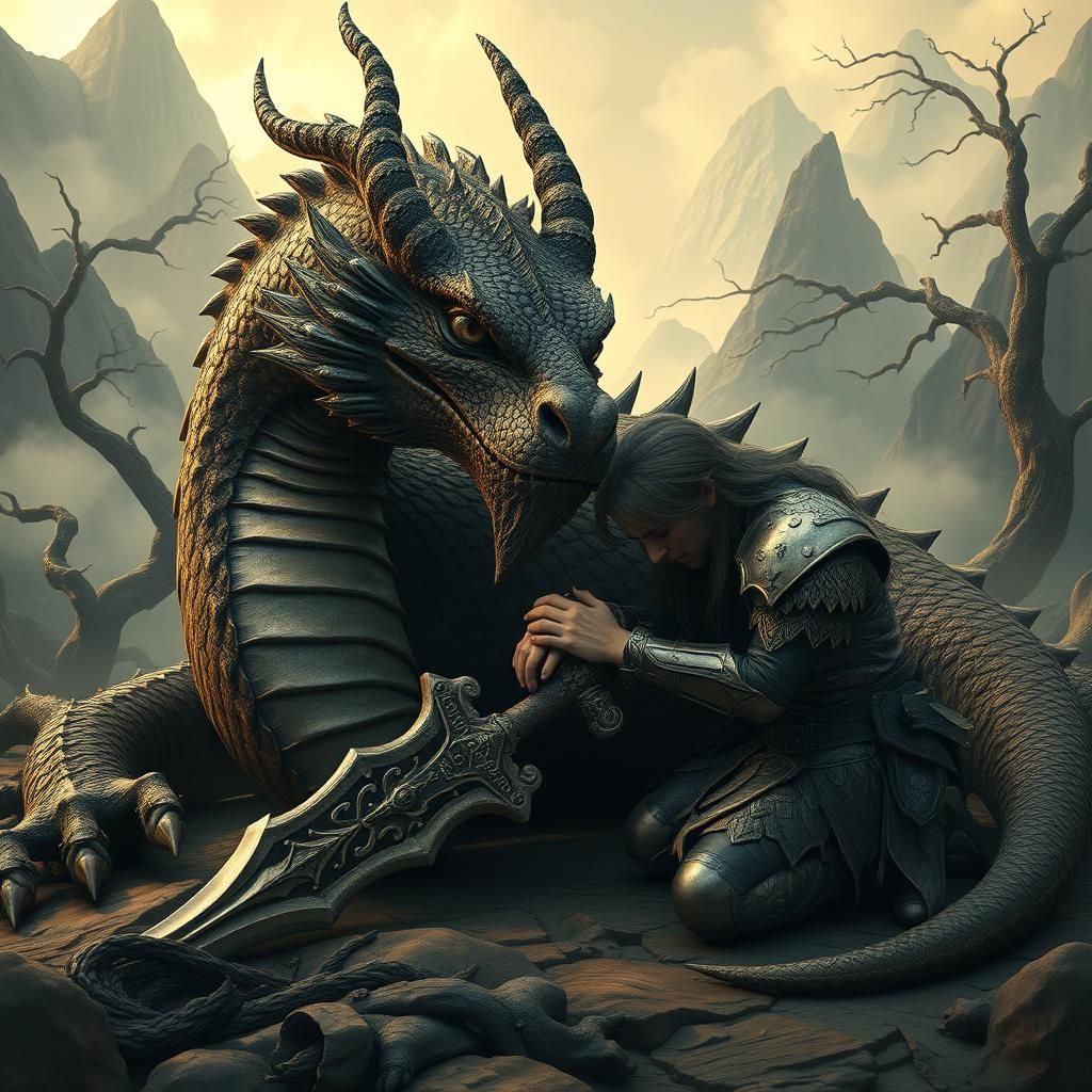 "Why did he go back.." AI Generated Artwork NightCafe Creator