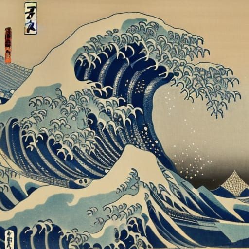 by Katsushika Hokusai - AI Generated Artwork - NightCafe Creator