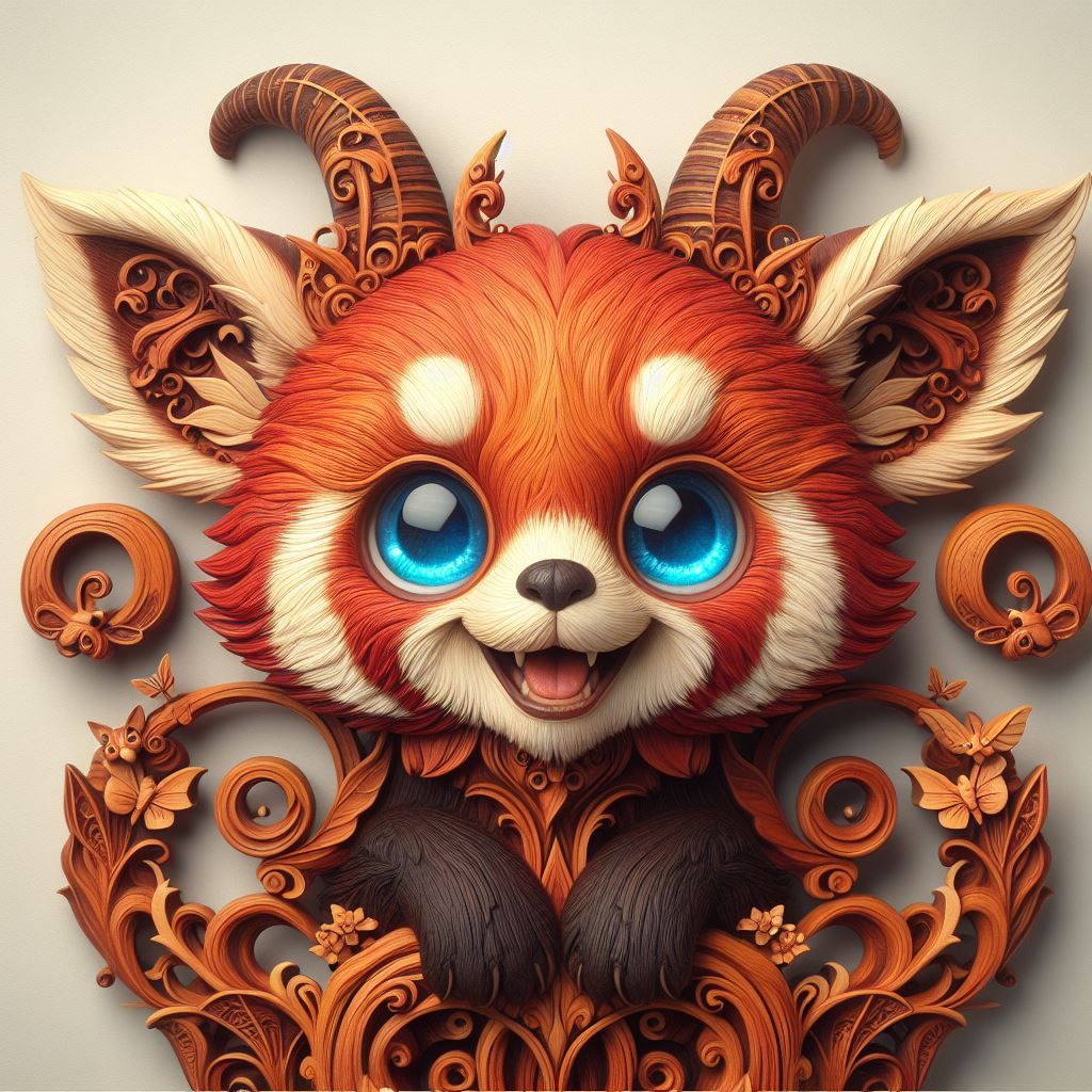 Mango the wood carving