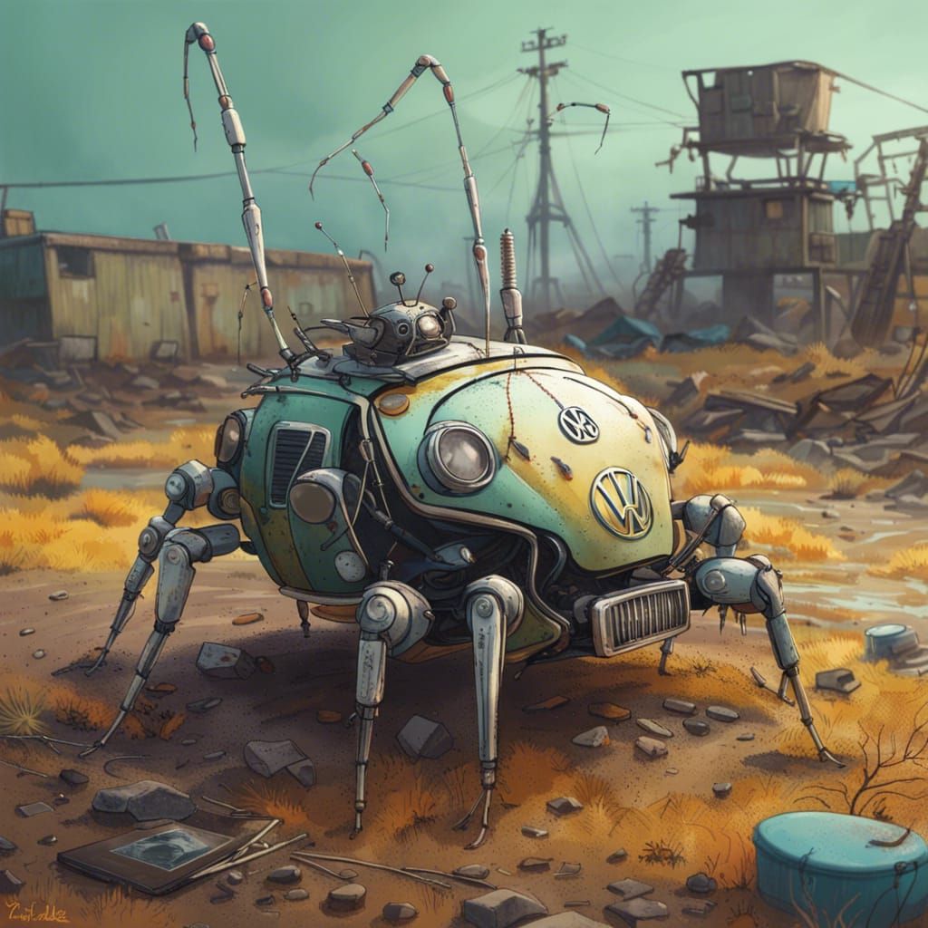 VW beetle (beetle, get it?) lol  by @Donny Moped