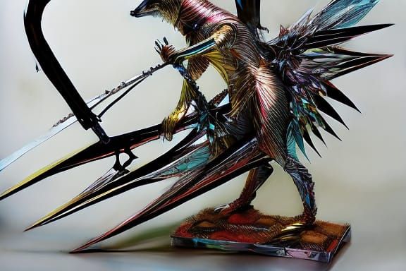 Guardian Fox Sculpture