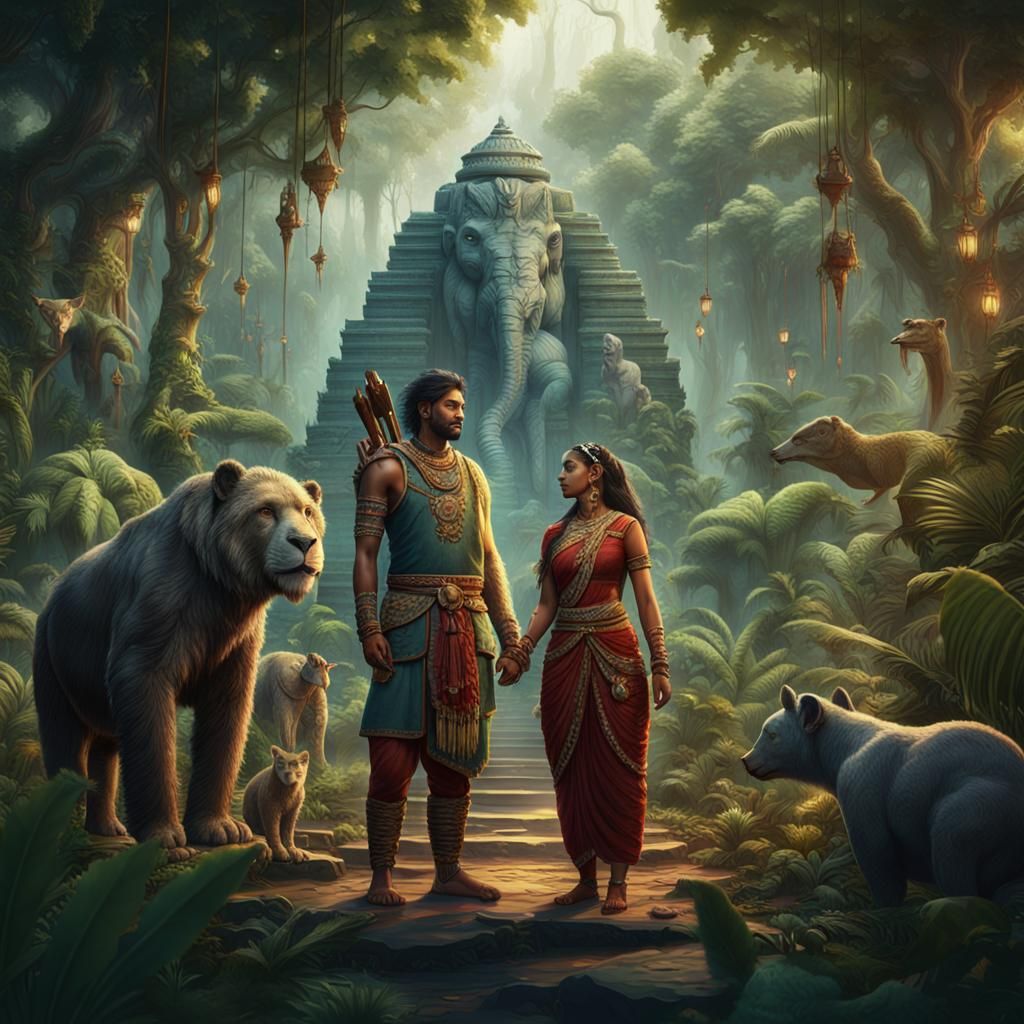 Ancient Indian couple