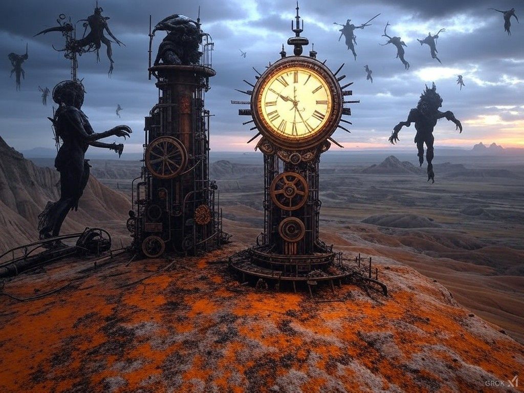 STEAMPUNK DOOMSDAY LANDSCAPE