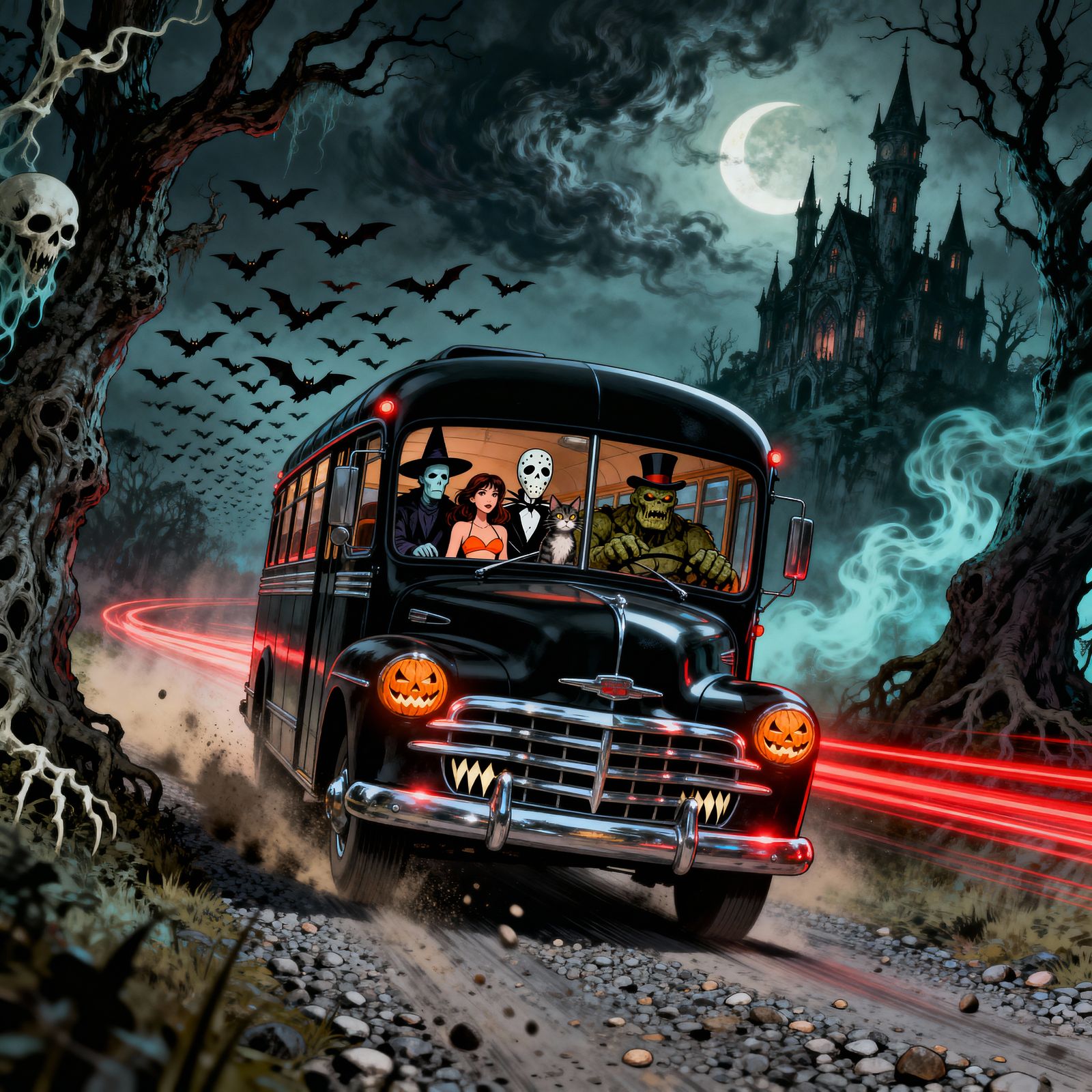 Let's go to the Halloween party!