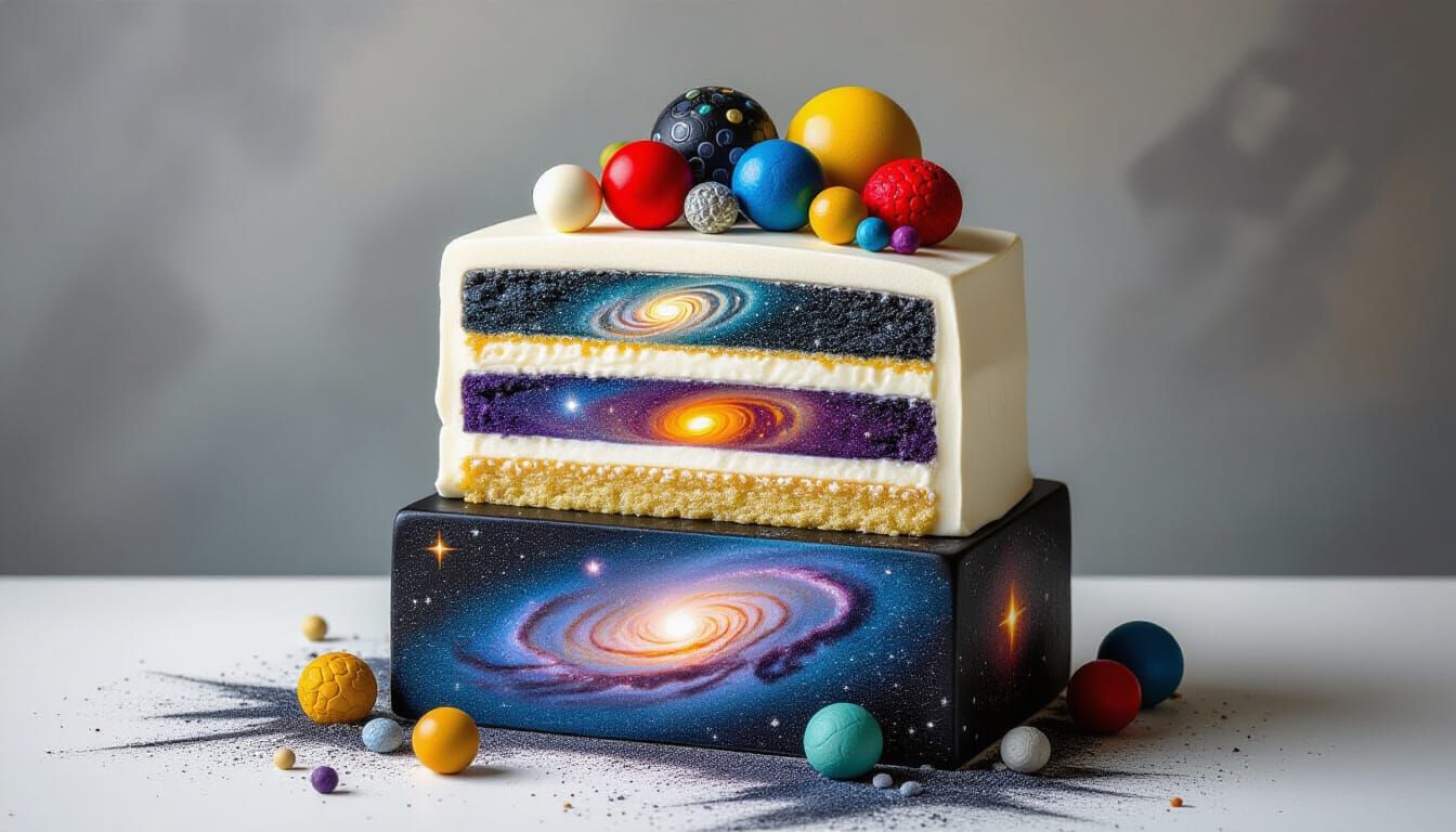 cosmic cake  by @Eee17
