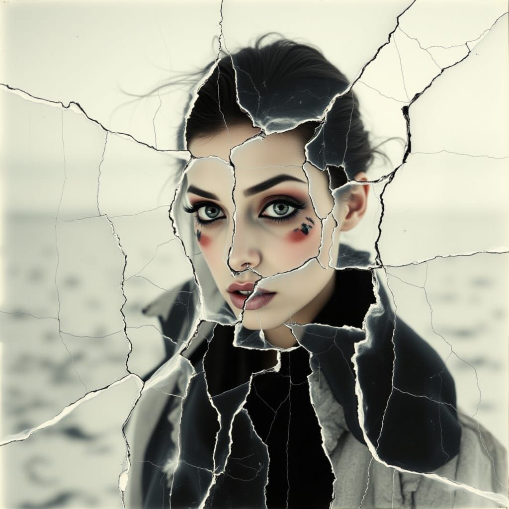 <lora:AW Broken Photo:1.0>