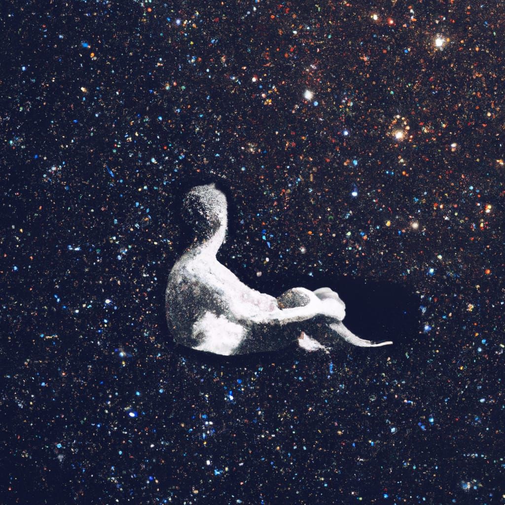 Sparkling Starry Sea: Chillwave Space Art