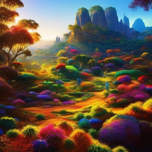 Colourful paradise