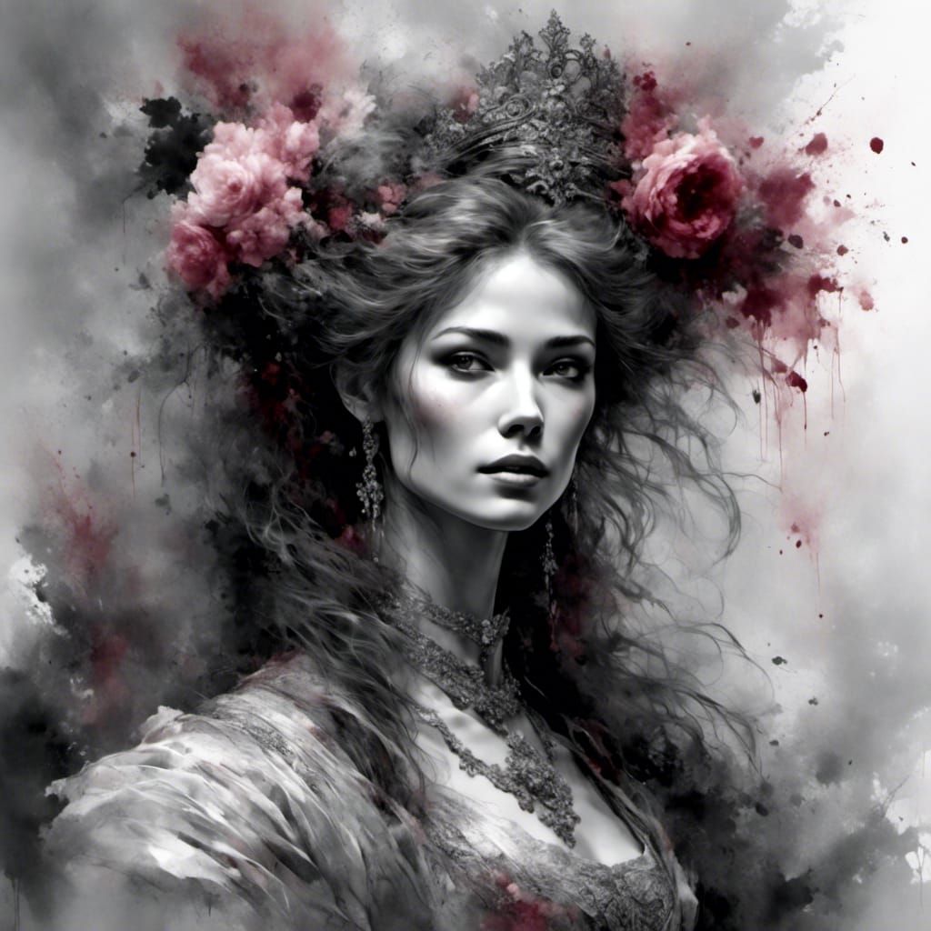 A Noble Rococo Woman