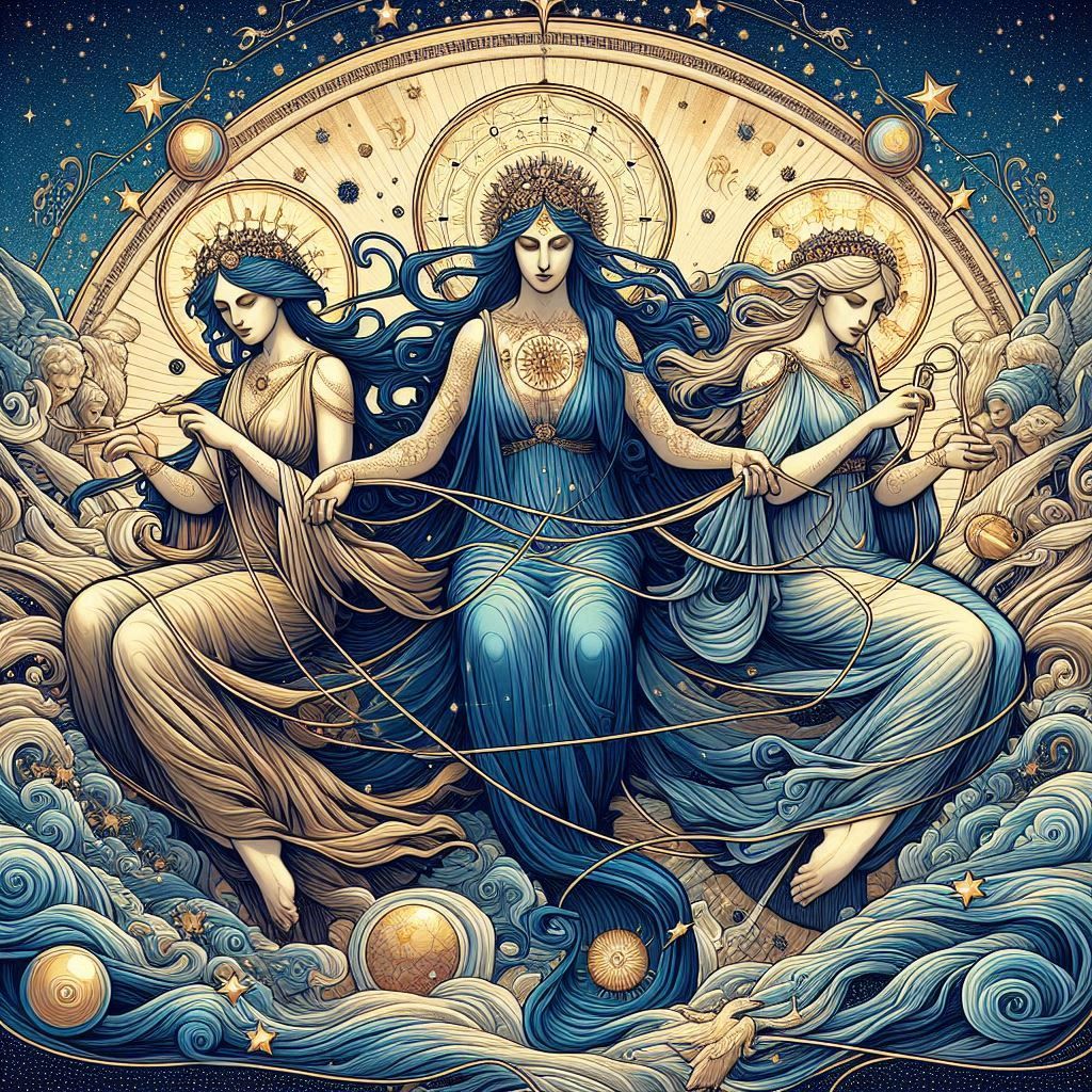 The Fates: Clotho, Lachesis, Atropos