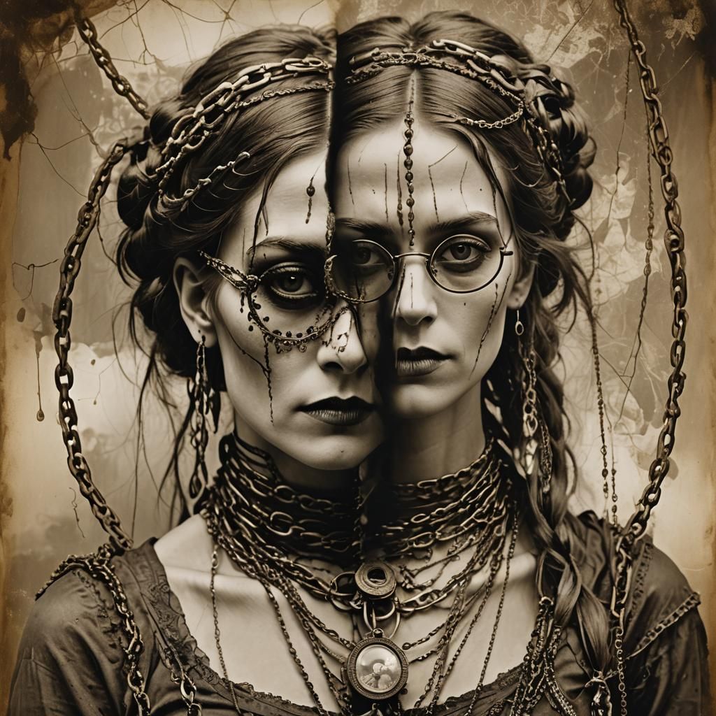 Splinters and echoes in the mind's eye (c) AI Generated Artwork