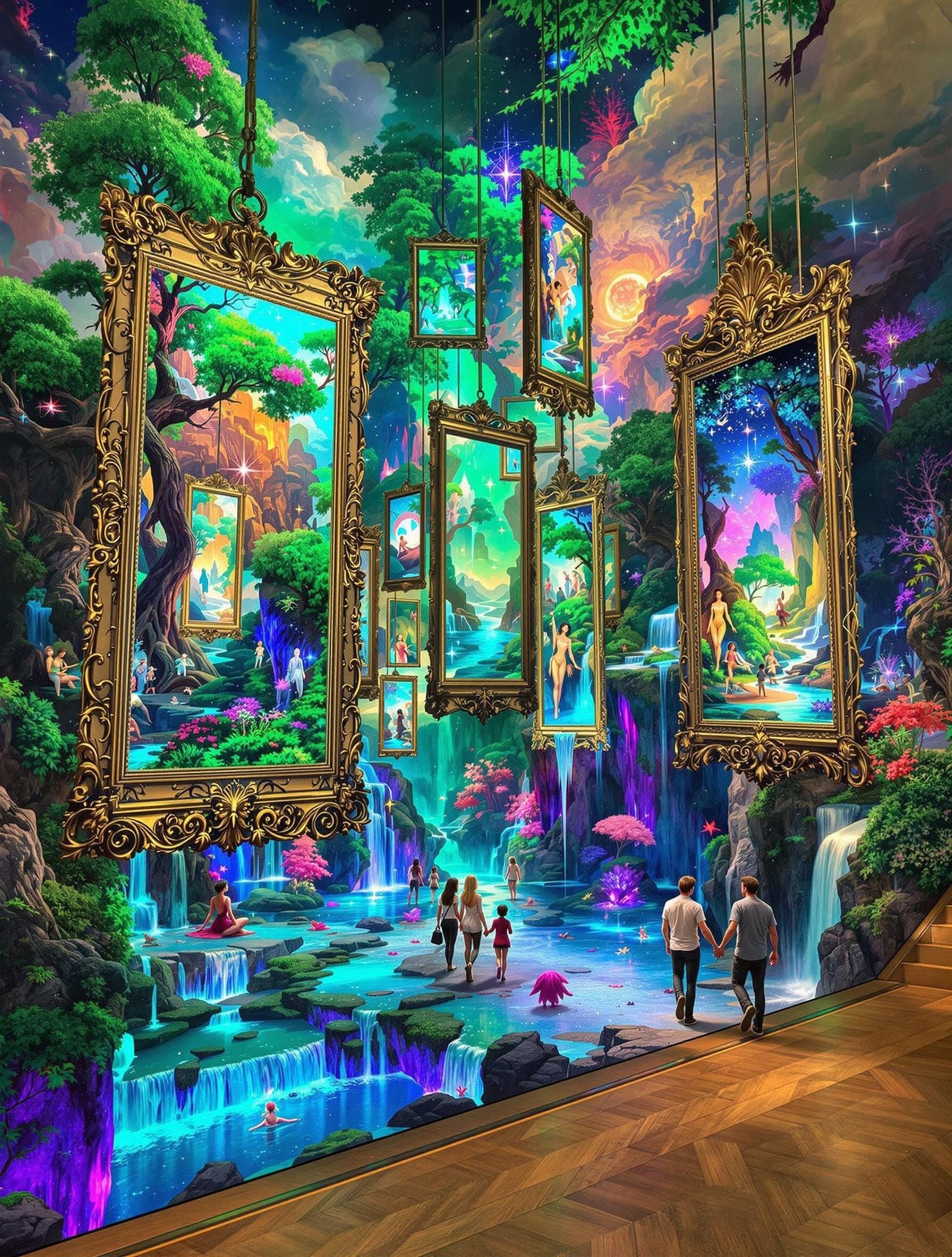 Breaking the Fourth Wall : When Art Steps Into Reality   by @Arcane 