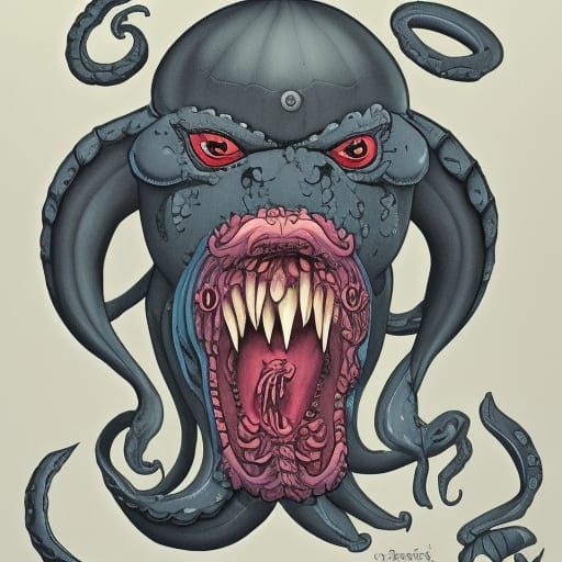 kraken horror Gustave