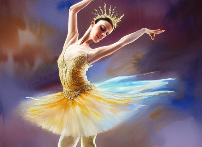 A classical ballet dancer