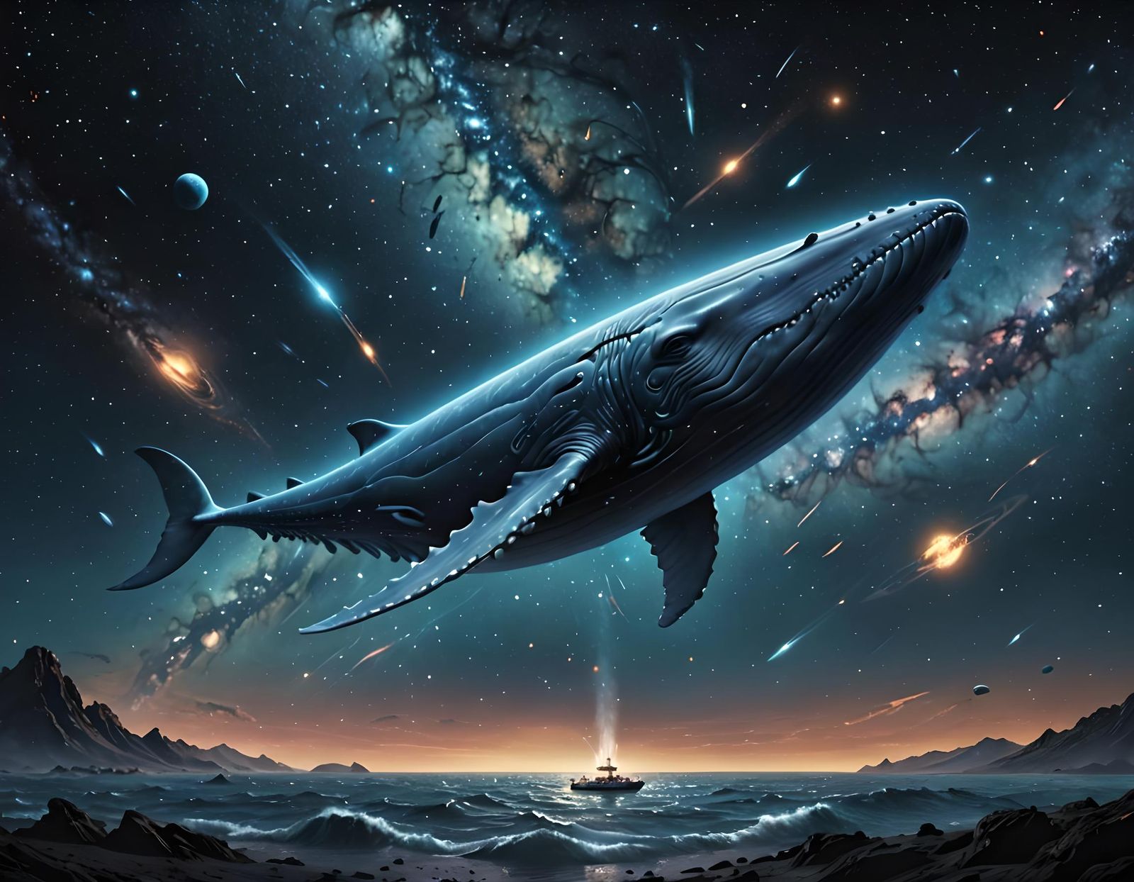 Weirdly Animated Blue Whale