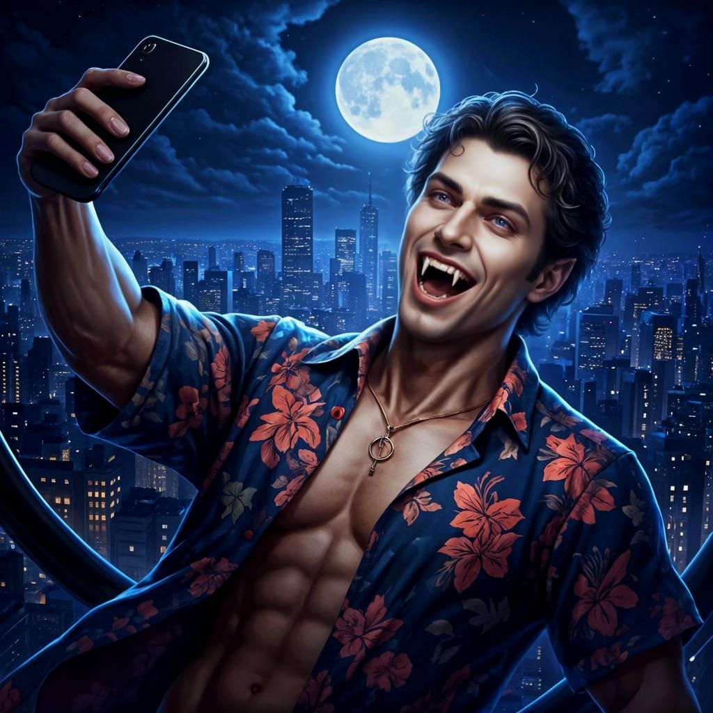 Male Model Vampire   by @Tektonten