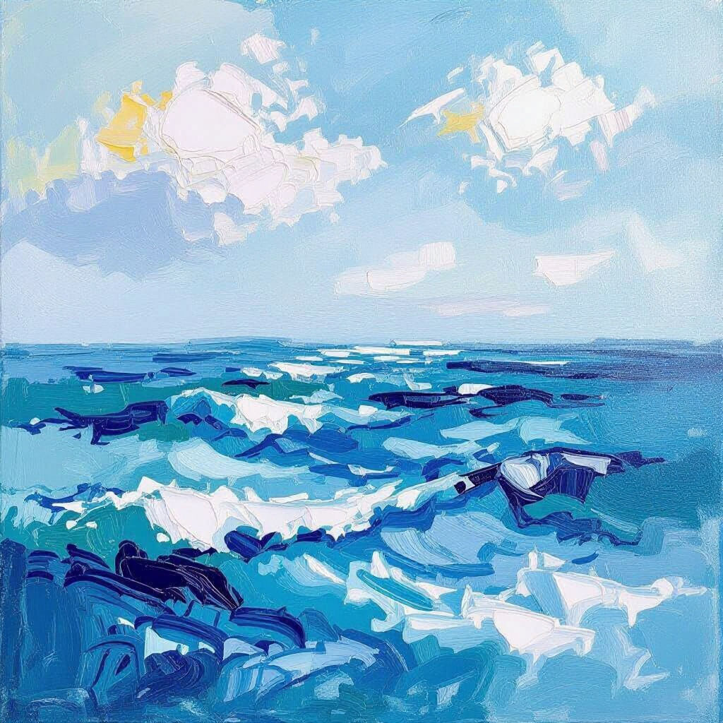 Sea and waves