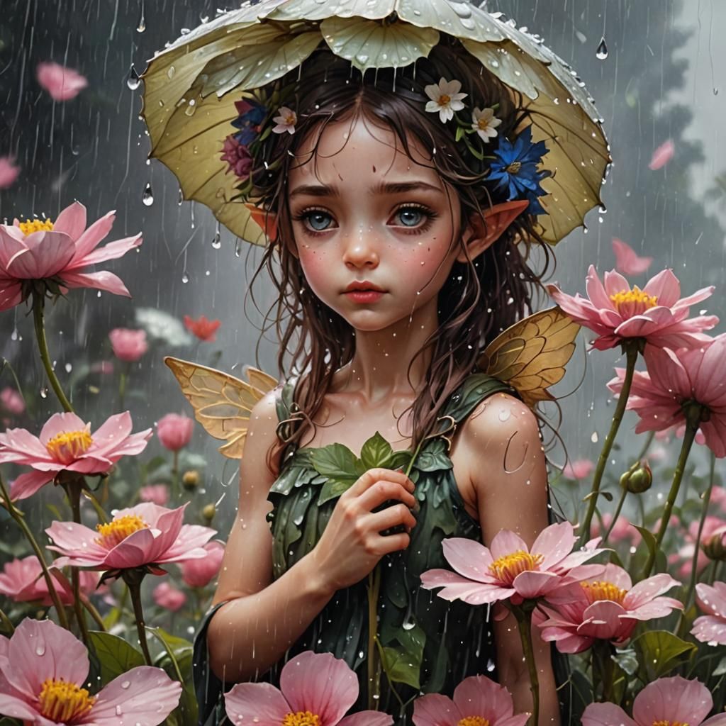 a cute little faerie - open prompt   by @OneMich01