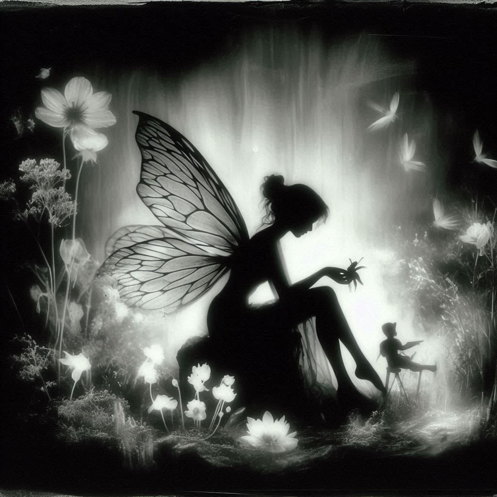 August 2024 Art Jam Images  fairy and photograms