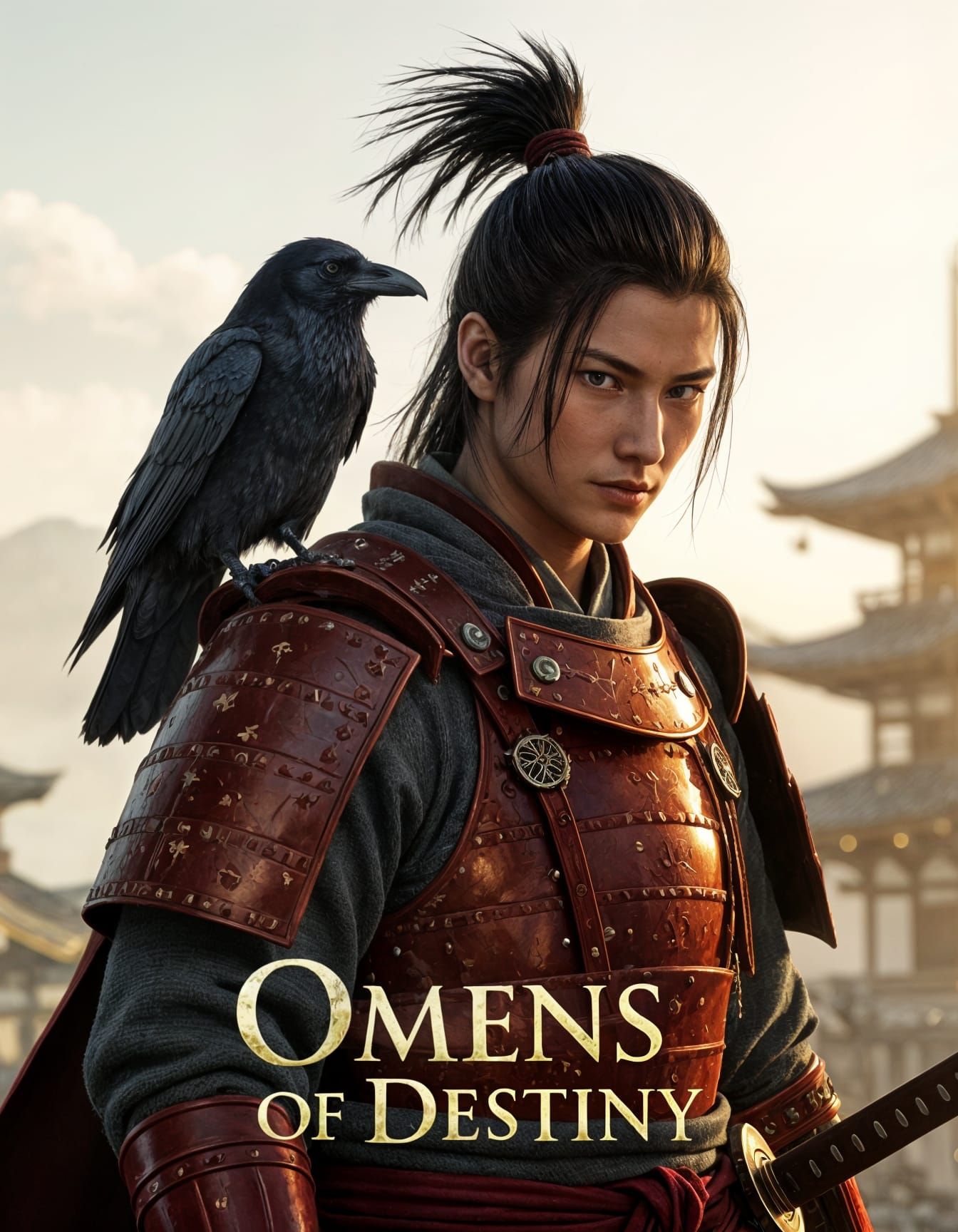 Video game cover "Omens of Destiny"  by @Harmanna