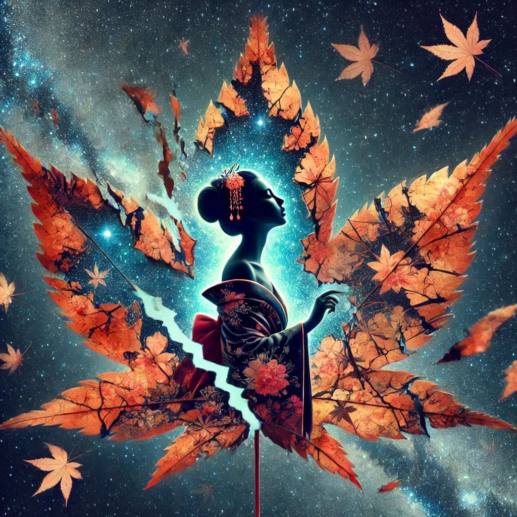 Maple Geisha Double exposure