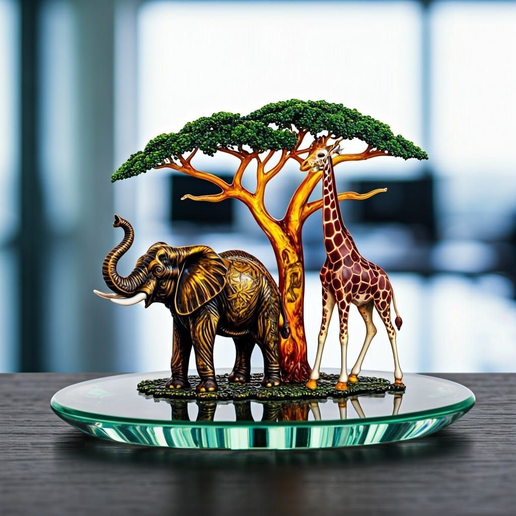 Glass Savanna  by @Jademist Designs