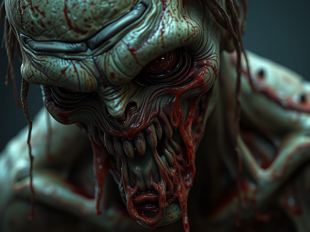 Intense melting zombie