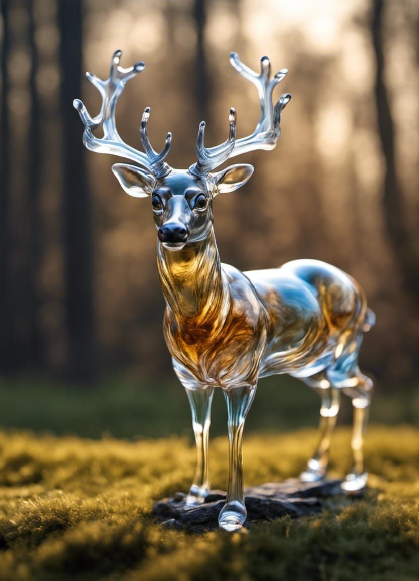 Glass king of the forest