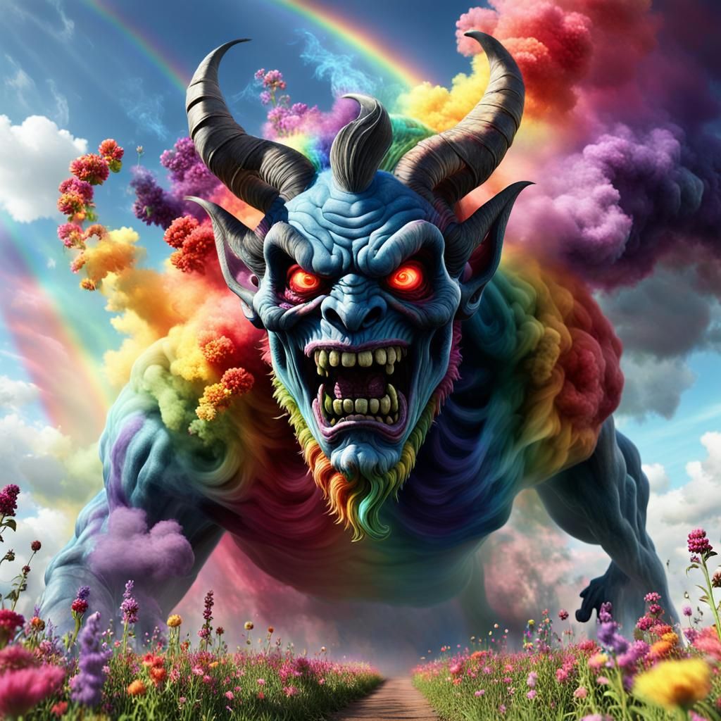 the rainbow demon