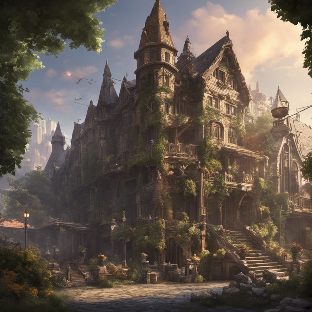 Medieval Fantasy meets Modern Architecture