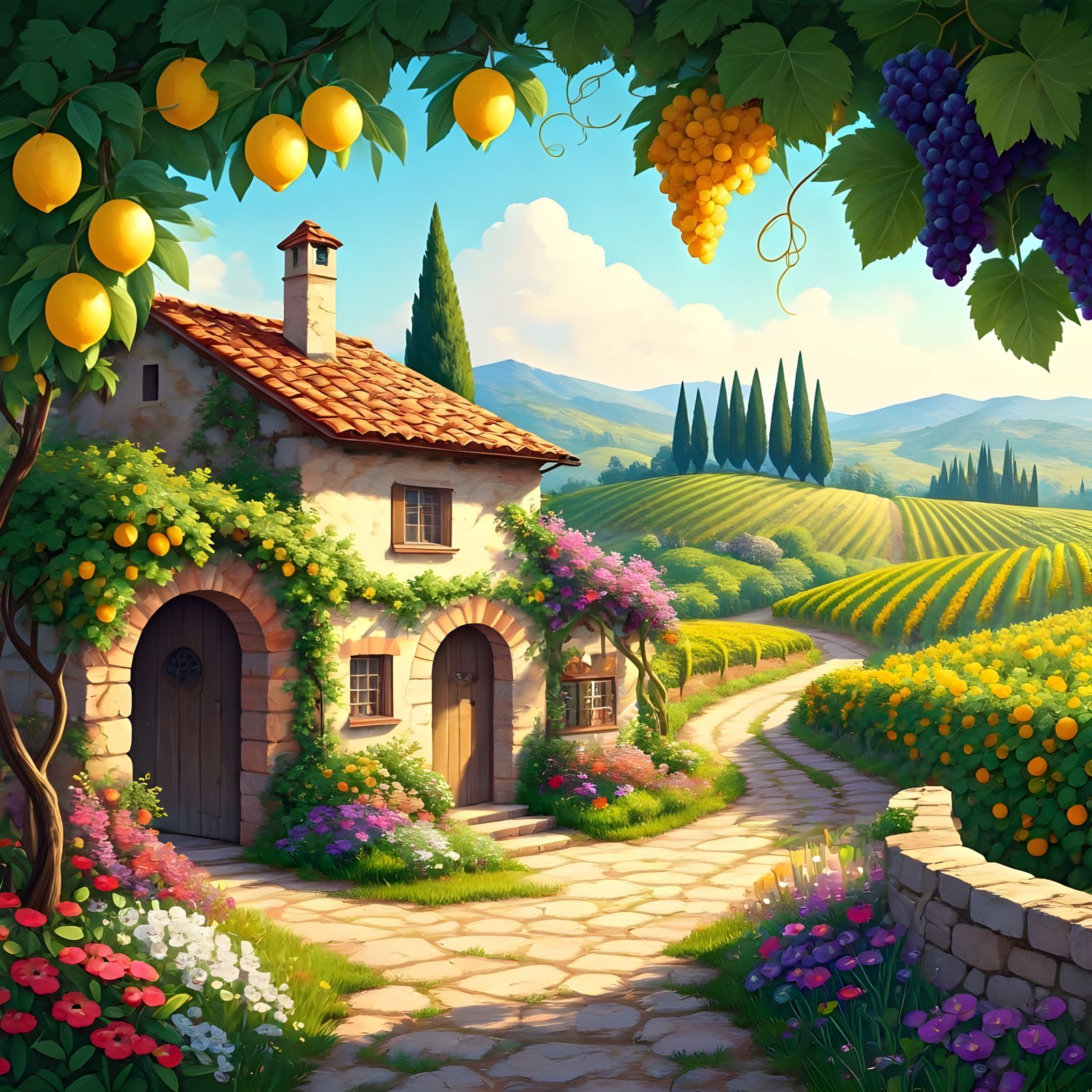 A dream home  by @annevibb