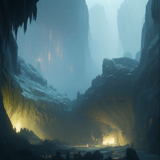 dark cave