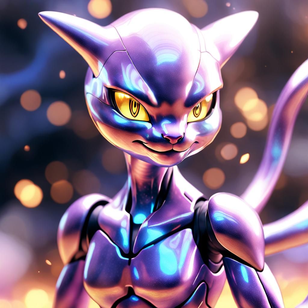 Mewtwo - AI Generated Artwork - NightCafe Creator